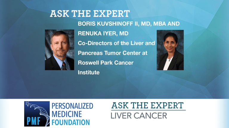 Web Chat with the Experts: Treatment Options for Patients with Liver Cancer