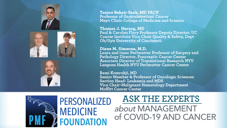 Ask The Experts About COVID-19 and Cancer