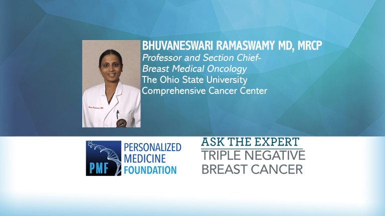 Dr. Ramaswamy Answers Questions About Triple-Negative Breast Cancer
