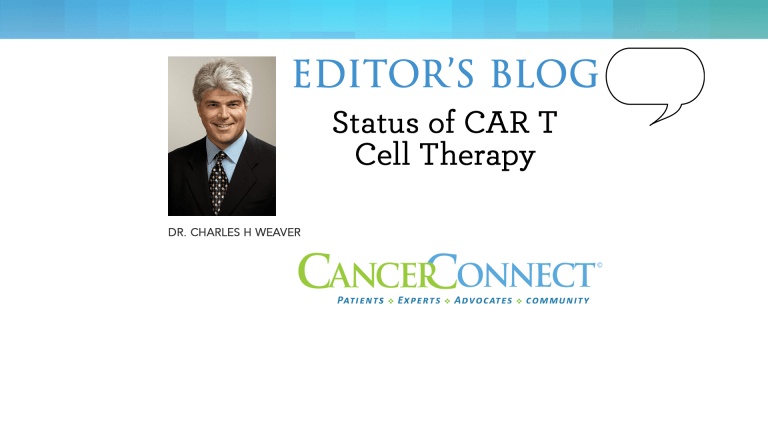 CAR T Cell Therapy for The Treatment of Cancer
