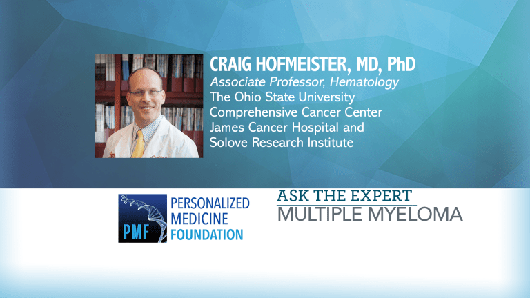 Ask the Expert: Multiple Myeloma