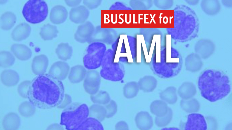 Busulfex Superior to Total Body Irradiation in AML in First Remission