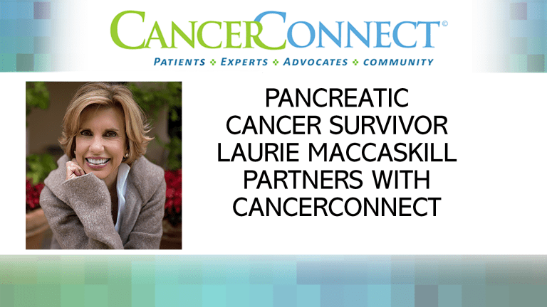 Laurie MacCaskill Partners with CancerConnect