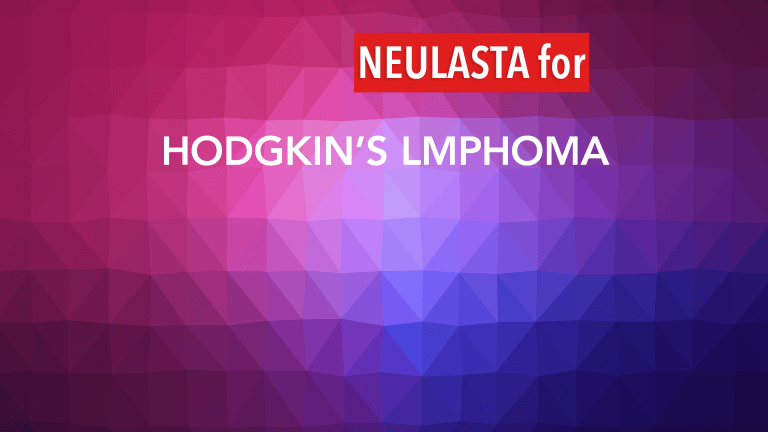 Neulasta® Safe & Effective for Hodgkin’s Patients Treated with ABVD Chemotherapy