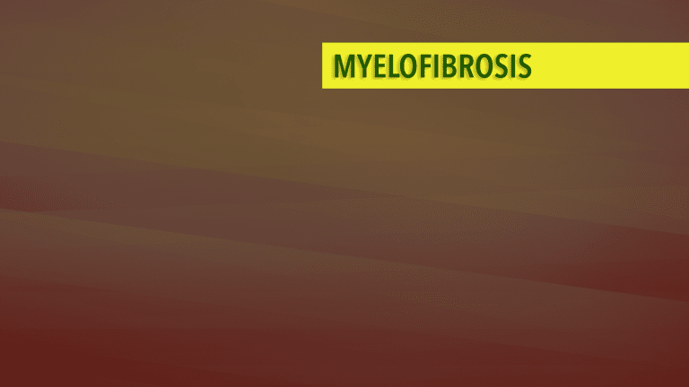 BET Inhibitors Treatment of Myelofibrosis