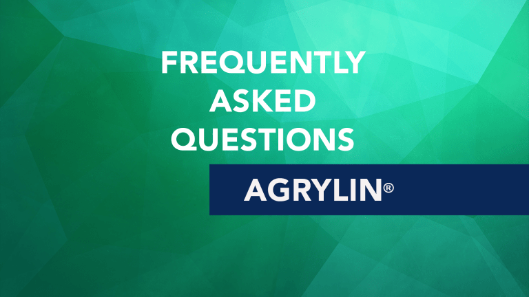 Frequently Asked Questions About Agrylin® (Anagrelide)