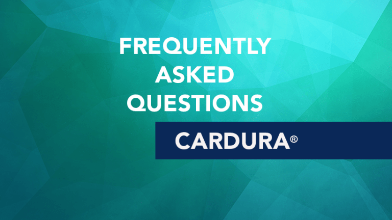 Answers to FAQ's About Cardura®