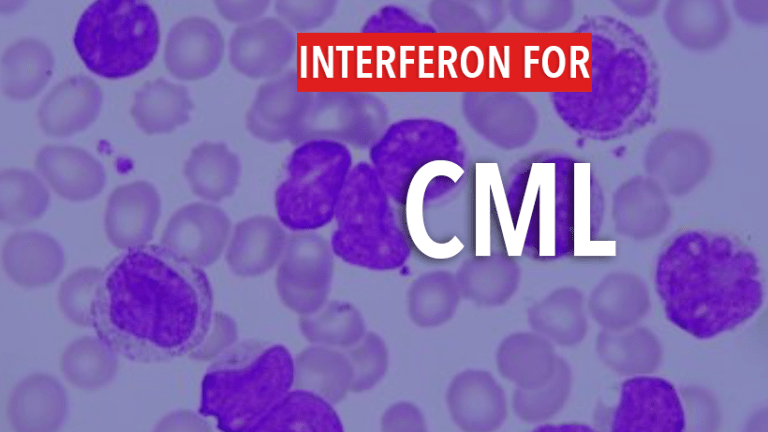 Low Dose Interferon as Effective as High Dose Interferon for CML