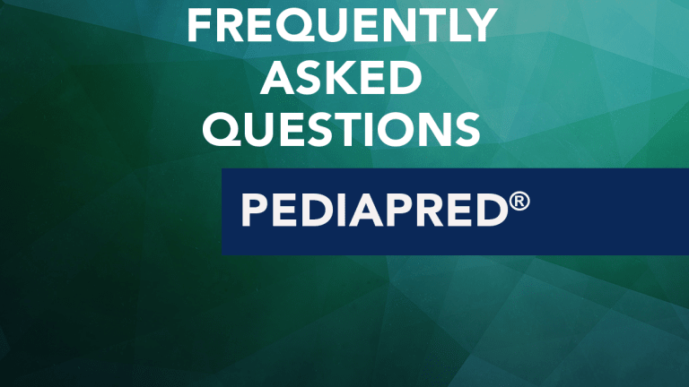 Frequently Asked Questions About Pediapred® (Prednisolone)