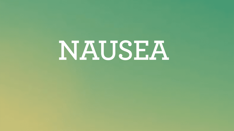 Nausea and Vomiting A Common Side Effect of Cancer Treatment