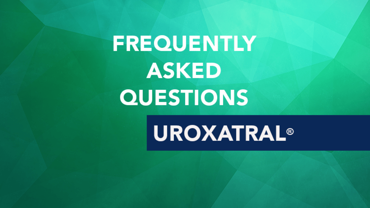 Frequently Asked Questions about Uroxatral alfuzosin