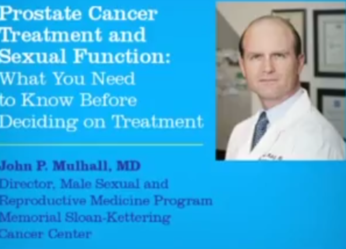 Prostate Cancer Treatment And Sexual Function What You Need To Know Cancerconnect 9979